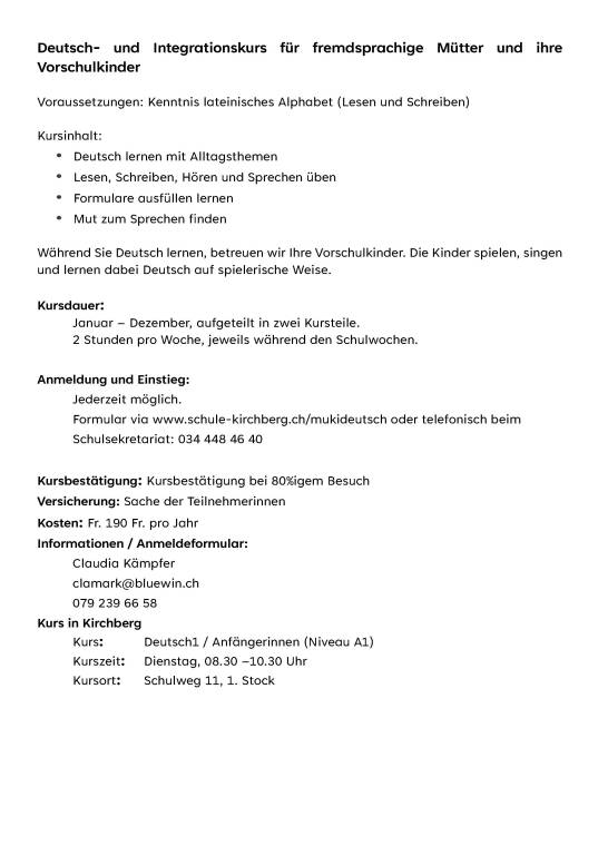 MuKi-Deutsch